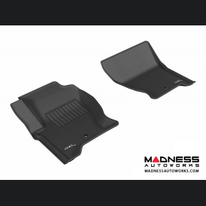 Land Rover LR4 Floor Mats (Set of 2) - Front - Black by 3D MAXpider